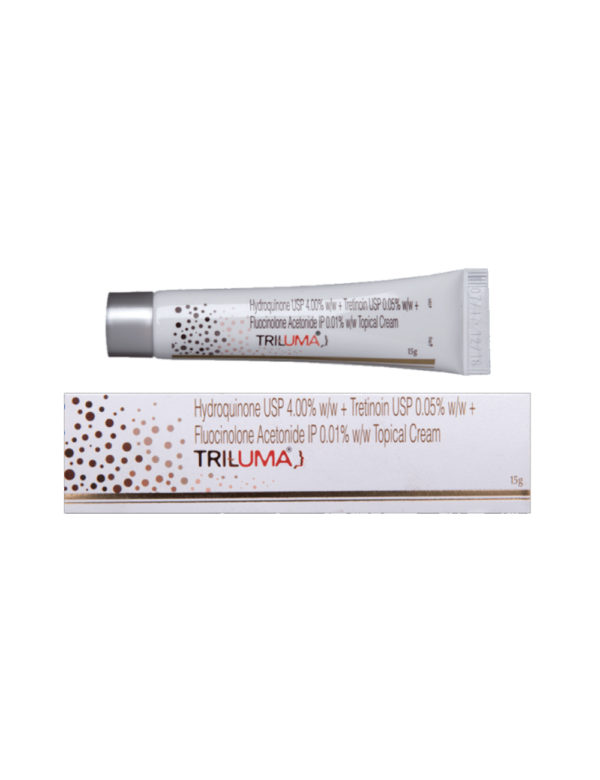 Triluma 15 grams Cream (Hydroquinone 4%, Tretinoin 0.05%, Fluocinolone 0.01%)