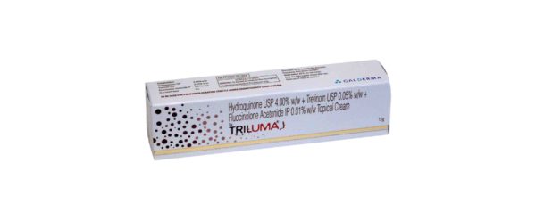 Triluma 15 grams Cream (Hydroquinone 4%, Tretinoin 0.05%, Fluocinolone 0.01%) - Image 2